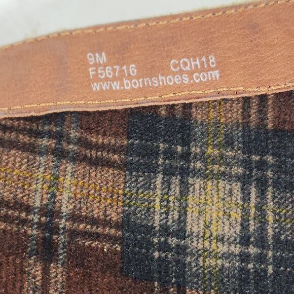 Born Women's Gibb US9M Distress Brown Leather Wide Calf Riding Equestrian Boots - Picture 10 of 16